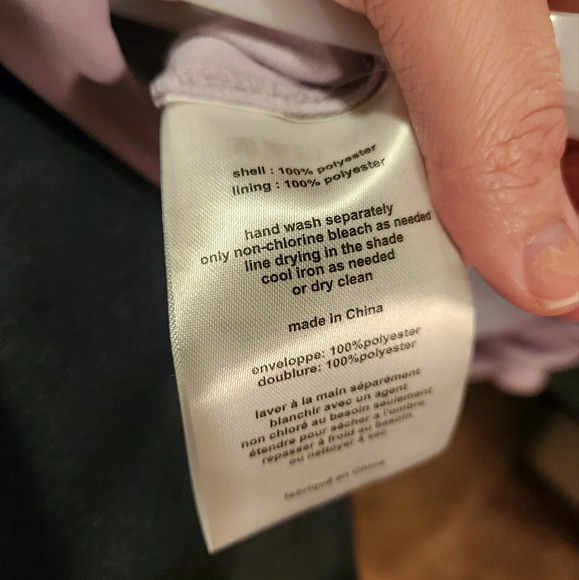 David's Bridal Size 24 Iris/Lavender Long Bridesmaid Dress with Cowl Neck Back - Picture 10 of 16